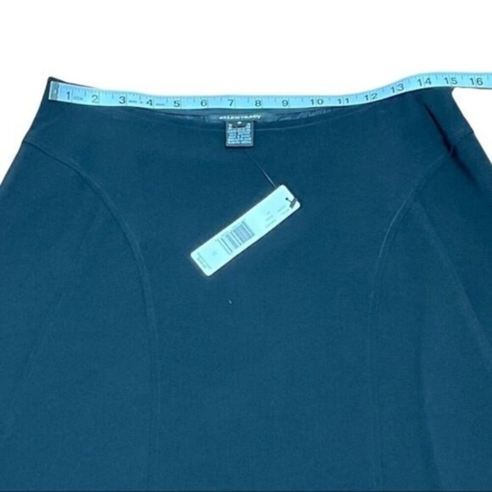 $248 New Ellen Tracy Black Flared Skirt – Size 8 A Line Office Skirt Workwear - Picture 7 of 11